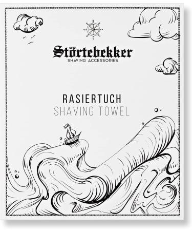 St rtebekker Premium Shaving Towel - 100% Cotton Made in Germany | High-Quality Hanging Towel for Shaving - Buy Online on GoSupps.com
