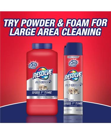 Resolve Pet Carpet Cleaner Shampoo 96oz 2X Concentrate - Safe for Bissell, Hoover & Rug Doctor - Buy Online on GoSupps.com