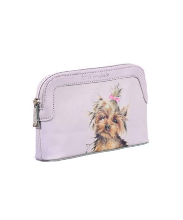 Wrendale Designs Small Cosmetic Bag for Makeup Princess Woof Dog Gift Idea