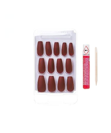 Gold Finger Full Cover Gel Manicure Long Nails - 2 Pack (24 Count each) | Glam Ready-to-Wear Nails - Buy Online on GoSupps.com