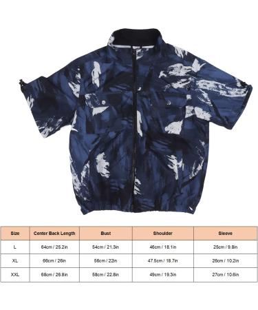 Buy Air-Conditioned Fan Clothing | Breathable Cooling Jacket - Portable & Lightweight with 3 Adjustable Levels for Construction Sites (L) - Buy Online on GoSupps.com