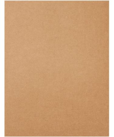 50 Sheets of Brown Kraft Paper or Wedding  Party Invitations  Announcements  Drawing  DIY Projects  Arts and Crafts  Scrapbooking  Letter Size  176gsm (8.5 x 11 Inches) - Buy Online on GoSupps.com