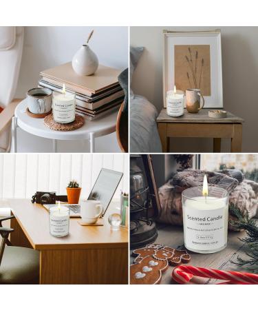 VETOUR Gardenia Soy Candle 5.3oz | 40 Hours Burn Time | Aromatherapy Set with Natural Essential Oils | Perfect Gift for Women | Mother's Day, Christmas - Buy Online on GoSupps.com