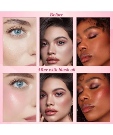  G n rique Blush for Cheeks Color Changing Blush Oil Lightweight Natural Enhancer Silky Makeup Tint 5ML Travel Cosmetic Eyes Lips Face Contouring Highlighting and Beginners - Buy Online on GoSupps.com