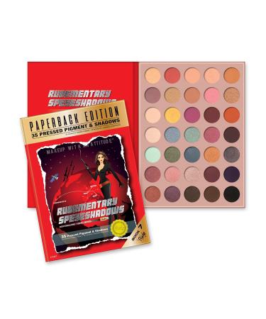 Rudementary Speyeshadows Eyeshadow Palette - Paperback Edition by Rude Cosmetics for Women - 0.74 oz Palette