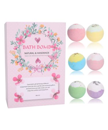 Bathing ball cleaner gift set 6 pieces dry skin moisture dispenser perfect for a bubble bath spa bath handmade birthday mother's day gift idea for her him wife girlfriend