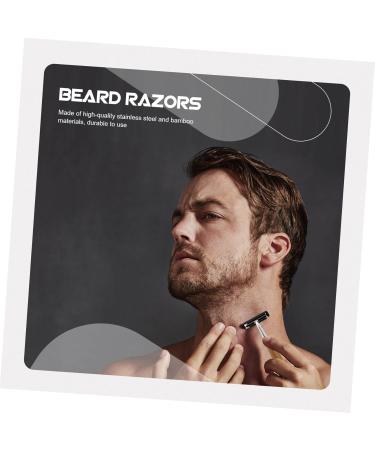 Healeeved Bamboo Grip Back Trimmer - 4-Piece Men's Shaving Tool Set for Easy Back Grooming - Buy Online on GoSupps.com