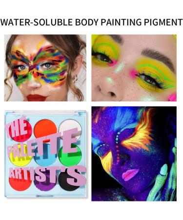 Eyeshadow Palette for Women | Blacklight Eye Shadows with 9 Colors Pigment Eye Shadow Makeup Powder for Face  - Buy Online on GoSupps.com