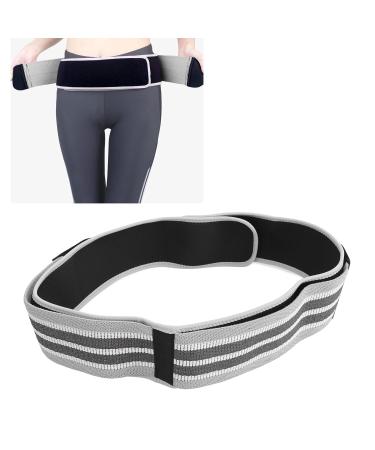Iliosacral Hip Support Belt | Pelvis Compression & Pain Relief | Adjustable Two-Layer Gray Thigh Stabilizer - Buy Online on GoSupps.com