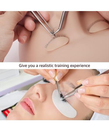 Embagol 2 Pairs Replaced Eyelids for Makeup Training | Removable & Realistic Eyelash Practice | Soft-Touch Rubber - Buy Online on GoSupps.com