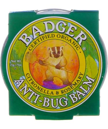 Badger Anti-Bug Balm 0.75oz (3-Pack) | Organic Certified Natural Mosquito Repellent - Buy Online on GoSupps.com