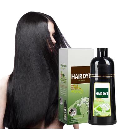 Hair color shampoo 500 ml instant shampoo for black hair herbal shampoo gray hair shampoo for men and women black shampoo - Buy Online on GoSupps.com