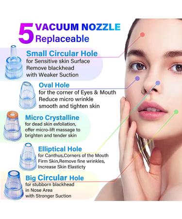 TALLPLUS Blackhead Remover Pore Vacuum - Electric Facial Cleaner for Acne & Whitehead Extractor - USB Rechargeable with 3 Levels of Suction Power - Buy Online on GoSupps.com