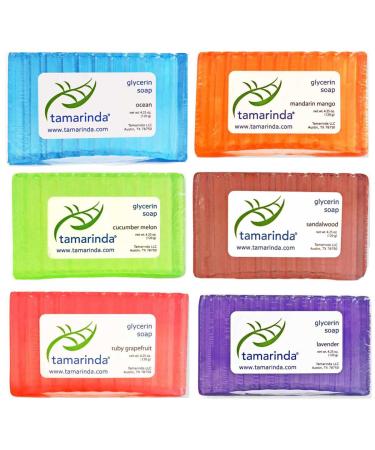 Glycerin Soap - 6 Bar Favorite Scents Collection