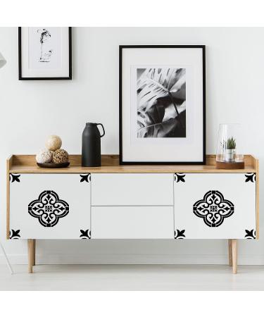 4-Pack Reusable 12x12 Inch Tile Stencil Set - Mandala Style | DIY Scrapbook and Home Decor Templates - Buy Online on GoSupps.com