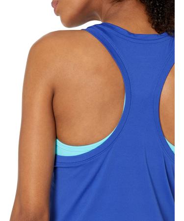 Amazon Essentials Women's Plus Size Tech Stretch Racerback Tank Top 2-Pack - Bright Blue/Black - Size Large - Buy Online on GoSupps.com