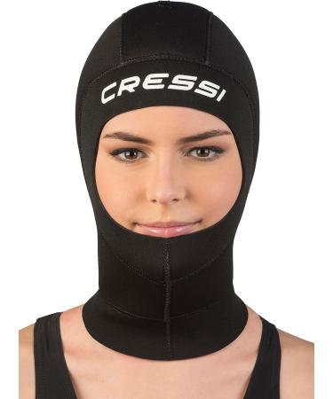 Cressi Solo Hood 5mm Black/Black - Premium Diving Hood for Superior Comfort and Protection - Buy Online on GoSupps.com