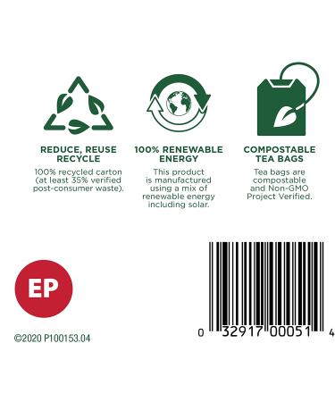 Organic Echinacea Plus Tea - Caffeine Free, 16 Wrapped Bags | Traditional Medicinals - Buy Online on GoSupps.com