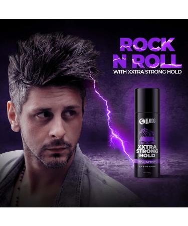 Insane Hold Hair Spray 150 ml | Xxstrastrong Hold | Hair Spray for men | Lightweight & Non-Sticky Hair Styling Spray | Extreme hold spray | Hair Setting spray White - Buy Online on GoSupps.com