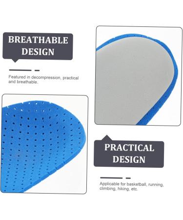 NOLITOY Sports Shoes Insoles - Orthotic Inserts for Flat Feet Arch Support & Non-Slip Comfort for Men & Women - Blue XL - Buy Online on GoSupps.com