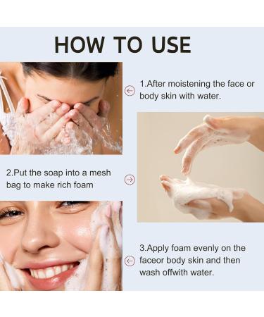 Turmeric Soap Bar Vitamin C Natural Soap Ginger Handmade Soap Moisturising Turmeric Brightening Soap for Body Hand Face Refreshing Cleansing Soap Bars Cleaning Bar Soap for Hyperpigmentation - Buy Online on GoSupps.com