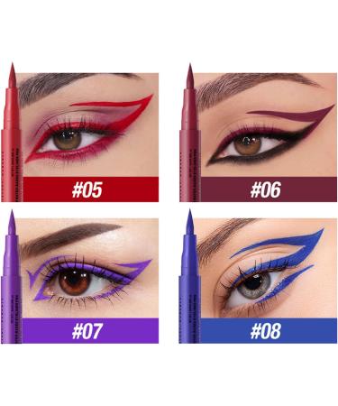 Assortiment d ' eye-liners mats et scintillants r sistants taches et imperm ables Application lisse anti-taches 12 pi ces - Buy Online on GoSupps.com