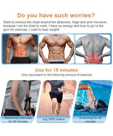 ZQIN EMS Training Device | Abdominal Muscle Trainer for Men & Women | Electric Belly Trainer & Equipment for Waist Arms & Thighs - Buy Online on GoSupps.com