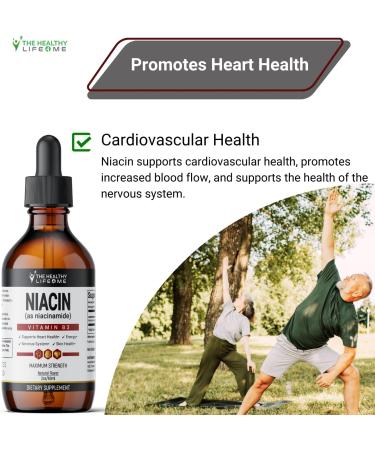 Vitamin B3 Niacinamide Liquid | 80mg Serving | 60 Days Supply | 2oz Bottle - Buy Online on GoSupps.com