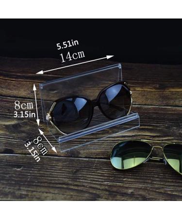 Multi-Layered Transparent Glass Stand - Multifunctional Ornaments for Sunglasses | Ett Warehouse - Buy Online on GoSupps.com