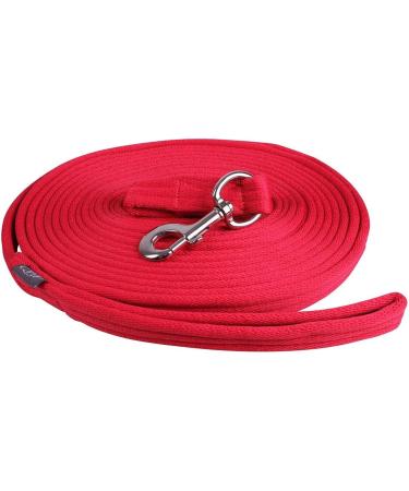 Netproshop Soft Lunge with Carabiner - 8m Red Lunge Line for Ground Work International Shipping - Buy Online on GoSupps.com