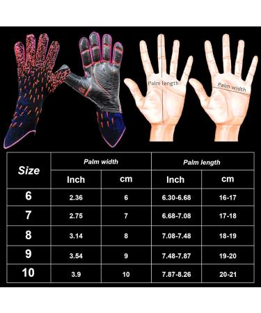 Olyspm Children & Men s Goalkeeper Gloves - Non-Slip Abrasion-Resistant Size 6/7/8/10 - Ultimate Protection in Red - Buy Online on GoSupps.com