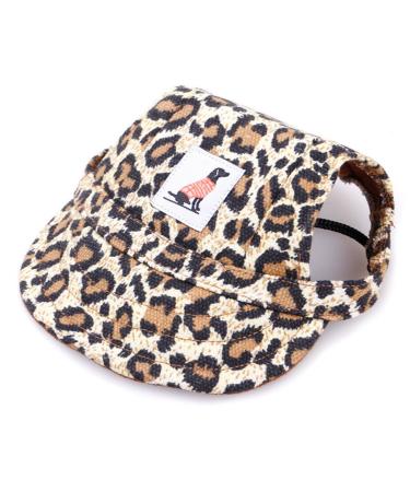 PetPhindU Dog Sun Hat Baseball Cap Peaked Cap Letter Print Shading Hat Accessory for Pet Dog S brown 2
