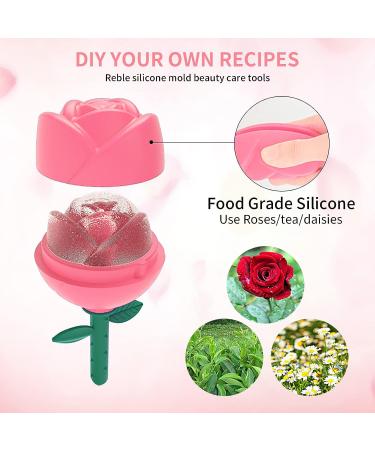 Goldaylight Ice Roller for Face & Eyes - Tone, Tighten, and De-puff Skin - Pink - Buy Online on GoSupps.com