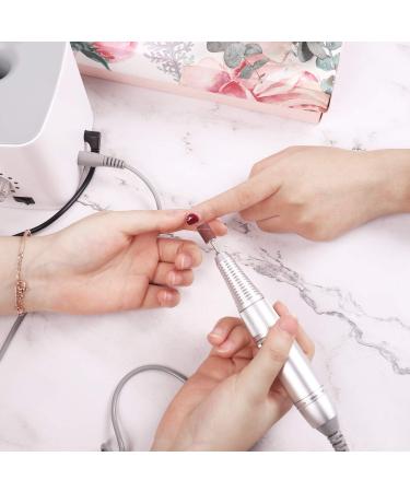 Nail Drill JCMASTER Electric Nail Files with Foot Pedal Adjustable Speed 30000 RPM Professional E File Kit with 6 Nail Drill Bits Low Vibration Manicure Pedicure Set for Nail Care Nail Art - Buy Online on GoSupps.com