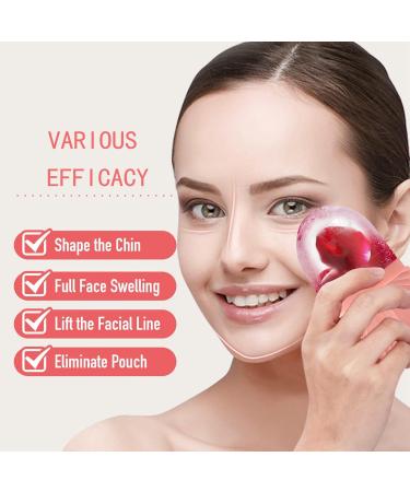 GISUREY Ice Face Roller - De-Puff Eye Bags & Reduce Migraine Pain | Reusable Silicone Skin Care Tool (Pink - Buy Online on GoSupps.com