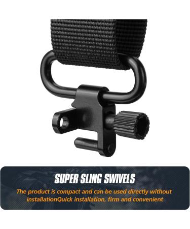 VicBre 6 Pack Quick Release Metal Sling Swivels for Rifle & Shotgun - 3.18 cm - Buy Online on GoSupps.com