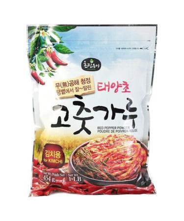 CNMART Choripdong Red Pepper Chilli Powder Coarse for Kimchi 454g