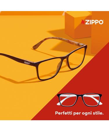 Buy Zippo Reading Glasses - Stylish Black & White Rods for Men & Women | 1.0x Magnification - International Shipping Available - Buy Online on GoSupps.com