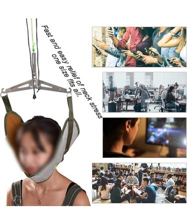 Adjustable Ininosnp Neck Traction Device | At-Home Physiotherapy for Neck Pain Relief | Universal Fit Above Door Frames - Buy Online on GoSupps.com