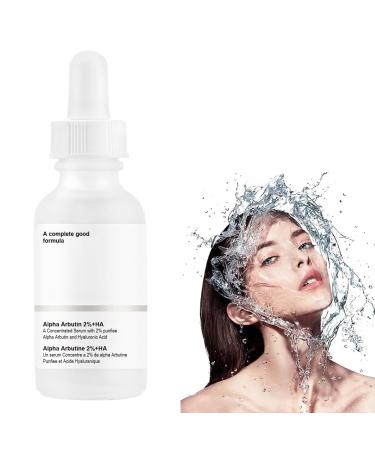 Alpha Arbutin 2% + Hyaluronic Acid. Serum Stain Resistant 30 ml - reduces the look of spots and hyper-pigmentation - Minimises Pore - Reduces acne