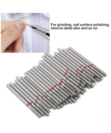 50 Pieces Nail Polishing Grinding Heads - Nail Drill Art Removal & Dead Skin Polishers for Home & Professional Use - Buy Online on GoSupps.com