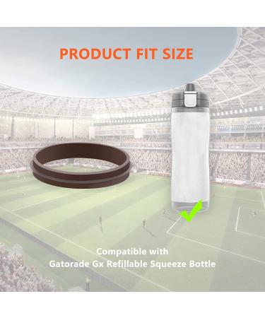 4 Pack Premium Silicone Sealing Gaskets for Gatorade GX Water Bottle - Replacement Seal Compatible with GX Hydration System - 30oz Pods Replacement Part - Buy Online on GoSupps.com
