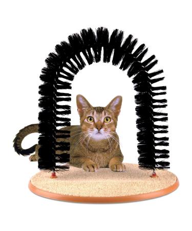 Kabalo Cat & Kitten Pet Grooming Scratching Post Arch Self Brush Massage Groomer Nip