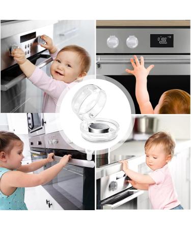 Child Locking Stove Button - 6-Piece Oven Protection Set | Safety for Kids | White - Buy Online on GoSupps.com