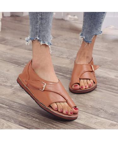 Women's Bunion Foot Corrector Sandals - Vintage Clip-Toe Orthopedic Summer Sandals with Arch Support for Pain Relief - Size 40 - Buy Online on GoSupps.com