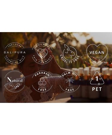 BALIPURA Aura & Chakra Spray Gift for Women - Crystal Infused Mist with Black Tourmaline & Selenite - Buy Online on GoSupps.com