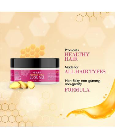 Mielle Organics Honey & Ginger Edge Gel - 4oz | Flexible Hold - Buy Online on GoSupps.com