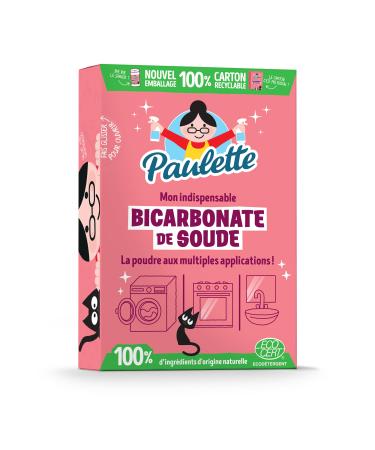 Paulette - Baking Soda - Gently cleanses, revives colors, neutralizes bad odors - Authentic and natural, Ecocert - 500g