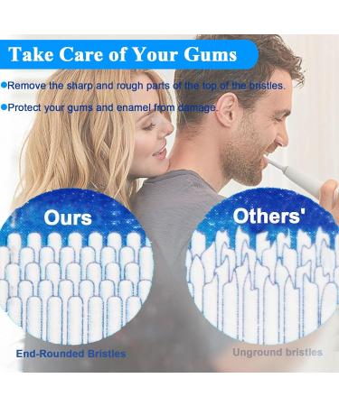 Pack of 12 Replacement Brush Heads for Oral-B - Compatible Precision Toothbrush Heads for Braun Electric Toothbrushes | Worldwide Shipping - Buy Online on GoSupps.com