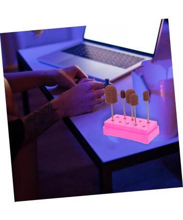 BESPORTBLE 1 Set Nail Sand Ring Cap Nail Bit Nail Art Kit Nails Kit Set Professional Nail Drill Nail Drill Bit Set for Ceramic Nail Drill Bit Nail Salon Storage Box Nail Art Accessory Alloy 8x6cm Rosy - Buy Online on GoSupps.com